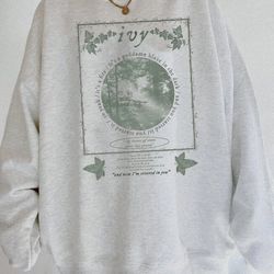 ivy retro aesthetic shirt, retro evermore shirt, ivy evermore album ts shirt