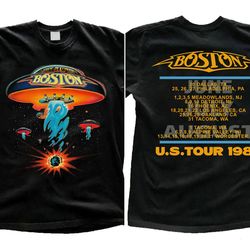 1987 boston rock band concert tour unisex t-shirt, boston tour 1987 shirt, rock band music gift, gift for dad, anniversa