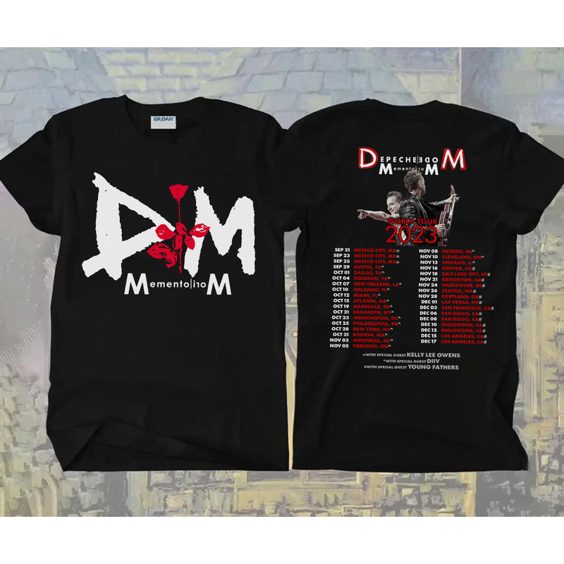 Depeche Mode Memento Mori Tour Dates 2023 T-Shirt Sweatshirt, Depeche Mode Concert Shirt, 2023 Tour shirt, Anniversary gift.jpg