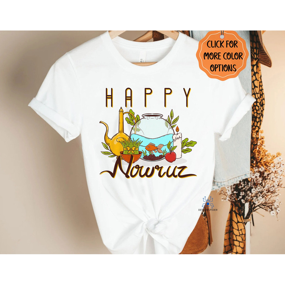 Goldfish Iran Nowruz Shirt, Happy Nowruz Shirt, Persian New Year Shirt, Nowruz Mobarak Persian Gift.jpg