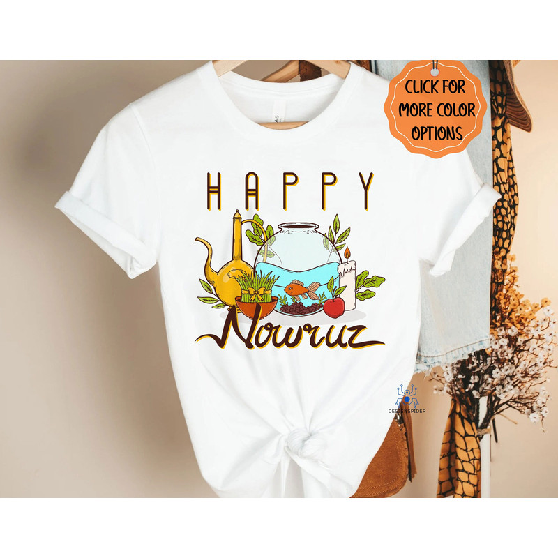 Goldfish Iran Nowruz Shirt, Happy Nowruz Shirt, Persian New Year Shirt, Nowruz Mobarak Persian Gift.jpg