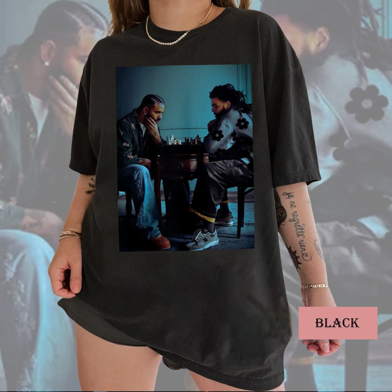 Drake and J Cole Chess Shirt, Drake Shirt, J Cole Shirt, Drake Tour Shirt, Its All A Blur Tour 2024 Shirt.jpg