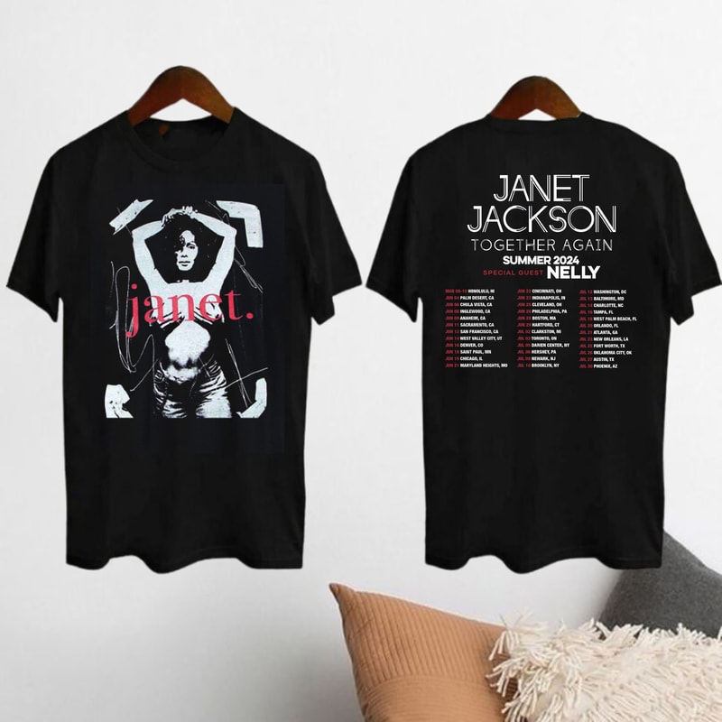 Janet Jackson Shirt, Janet Jackson Together Again 2024 Tour Shirt, Janet Jackson Fan Gift, Janet Jackson Merch, Janet Jackson Vinatge Shirt.jpg