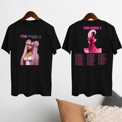 pink friday 2 nicki minaj world tour 2024 t-shirt gag city shirt