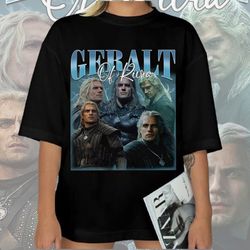 geralt of rivia shirt witcher medallion vintage46