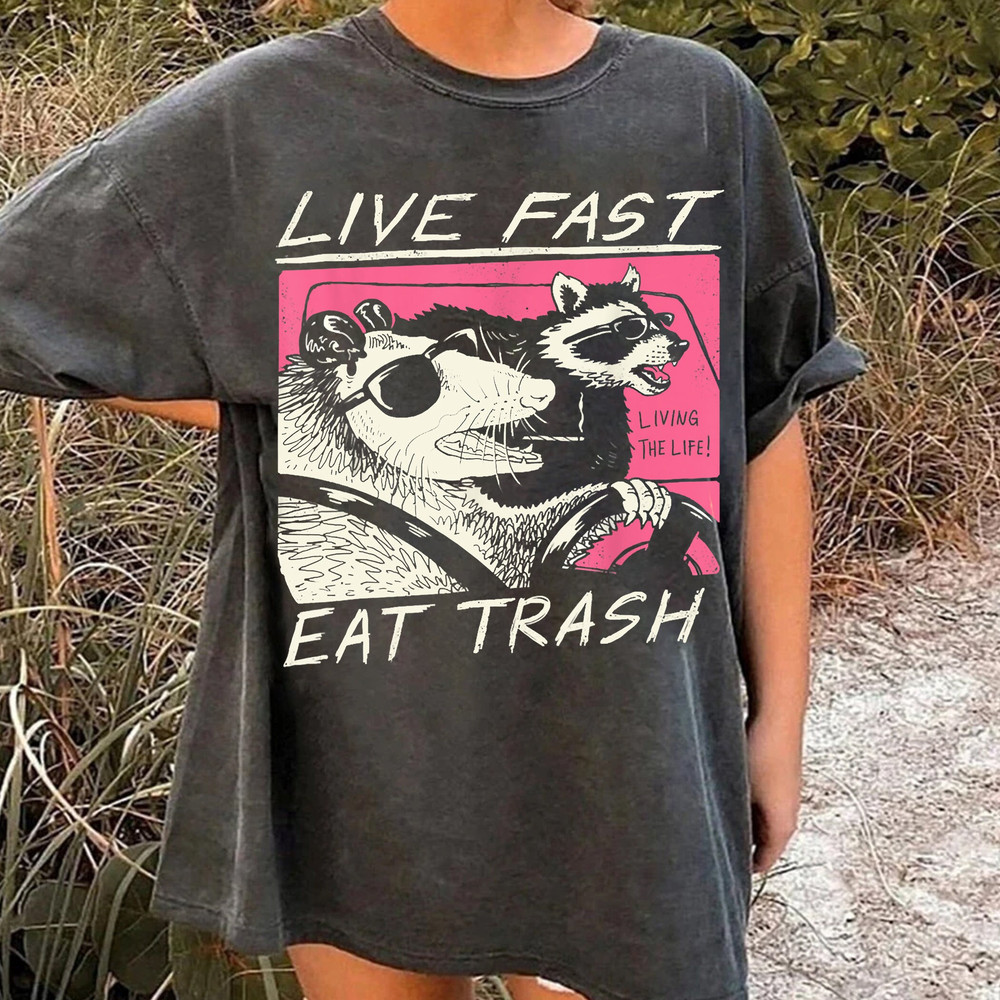 Live Fast Eat Trash Shirt, Animal Lover Shirt, Funny Animal Shirt, Animal Lover Gift, Animal Gift Shirt, Raccoon Shirt, Funny Raccoon Shirt.jpg