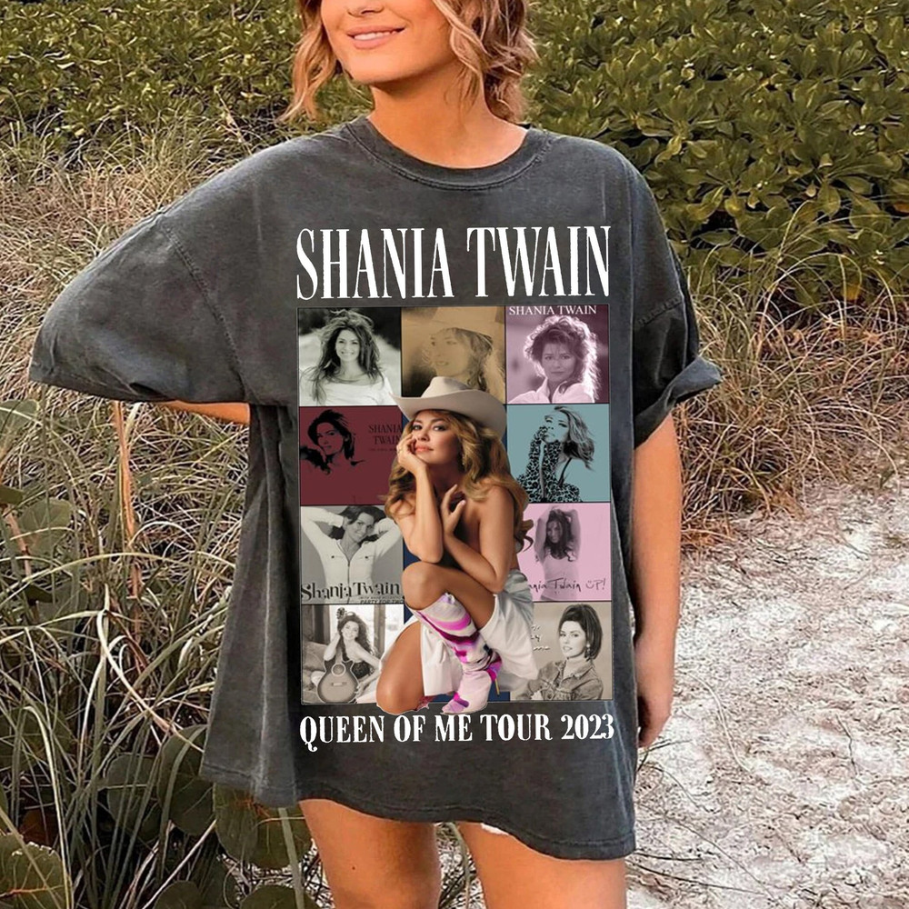 Shania T.wain Queen of Me Tour 2023 shirt, Shania T.wain tshirt, Gift for fan, men, women unisex shirt, Shania T.wain fans shirt.jpg