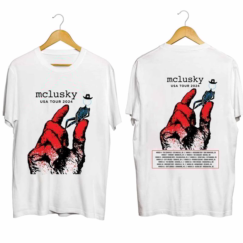 Mclusky USA Music Tour 2024 Shirt, Mclusky Band Fan Shirt, Mclusky 2024 Concert Shirt 1.jpg