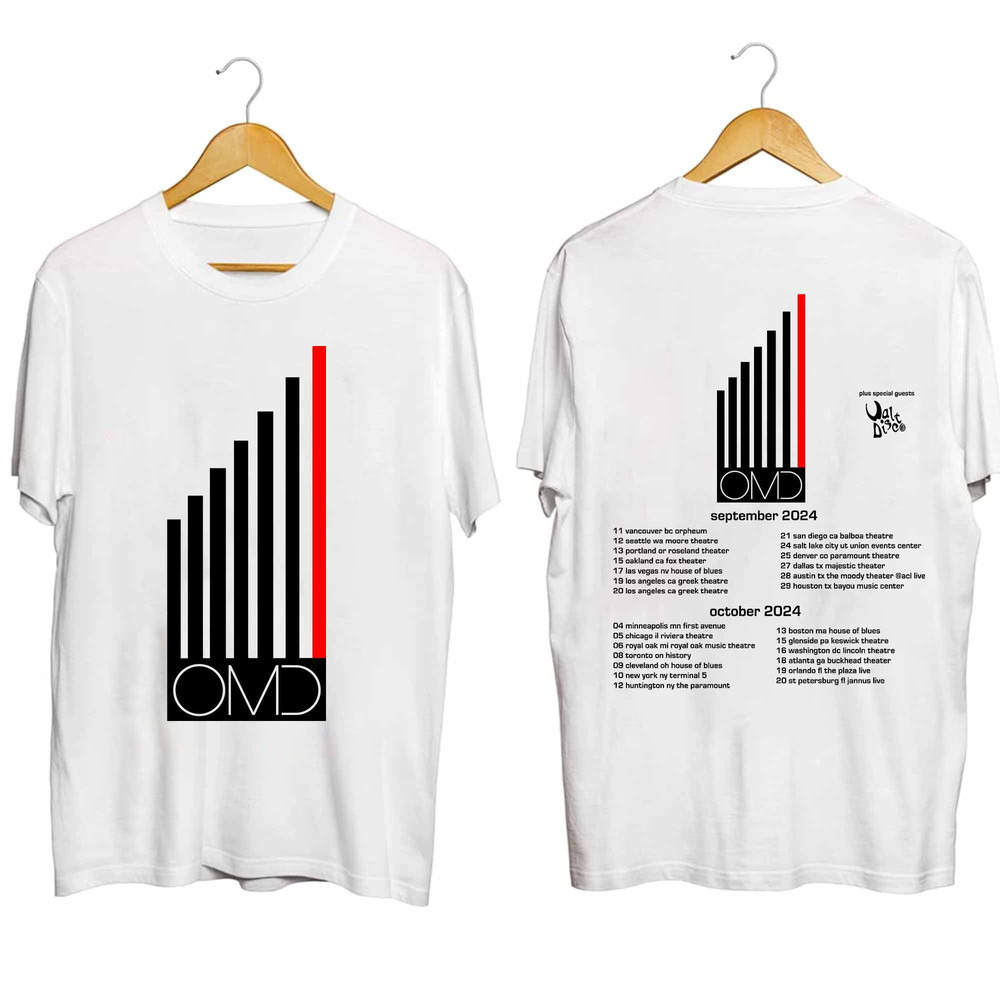 OMD - North American Bauhaus Staircase Tour 2024 Shirt, Orchestral Manoeuvres in the Dark Band Fan Shirt, OMD 2024 Concert Shirt 1.jpg