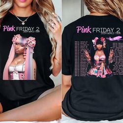 limited nicki minaj pink friday 2024 world tour vintage shirt,gag city shirt