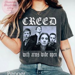 vintage creed band shirt,creed band fan gift shirt