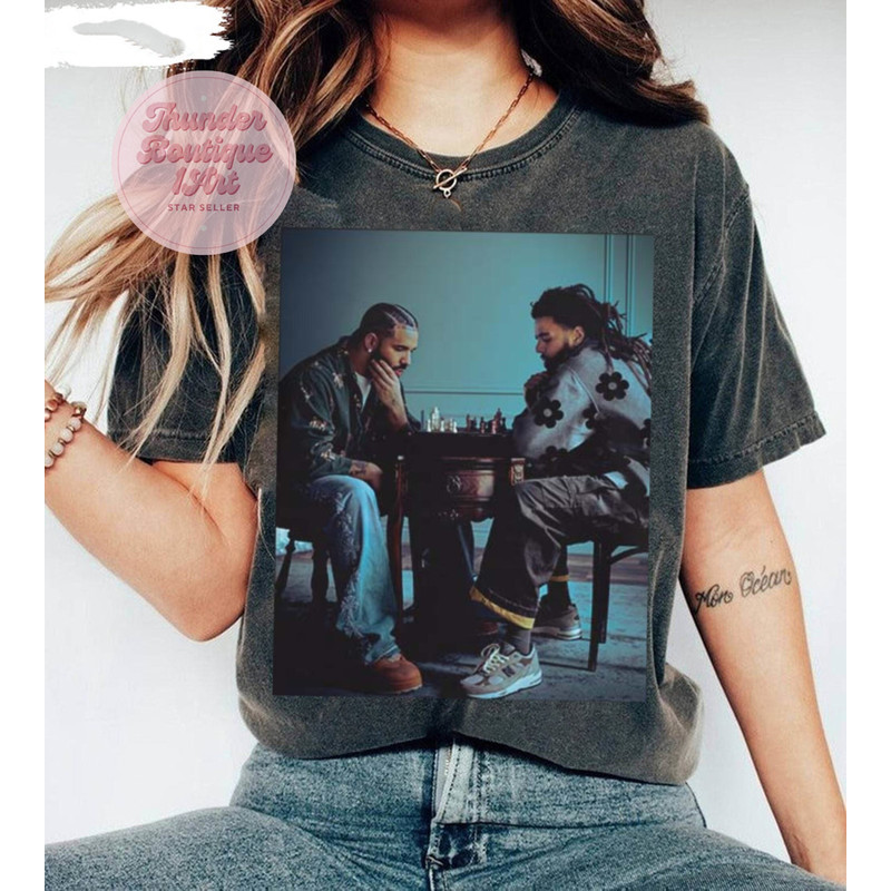 Vintage Drake J.Cole It's All a Blur Tour 2024 Shirt,Retro Big As The What Tour 90s Rap Shirt,Hip Hop Rap Sweatshirt,Gift for Fans.jpg