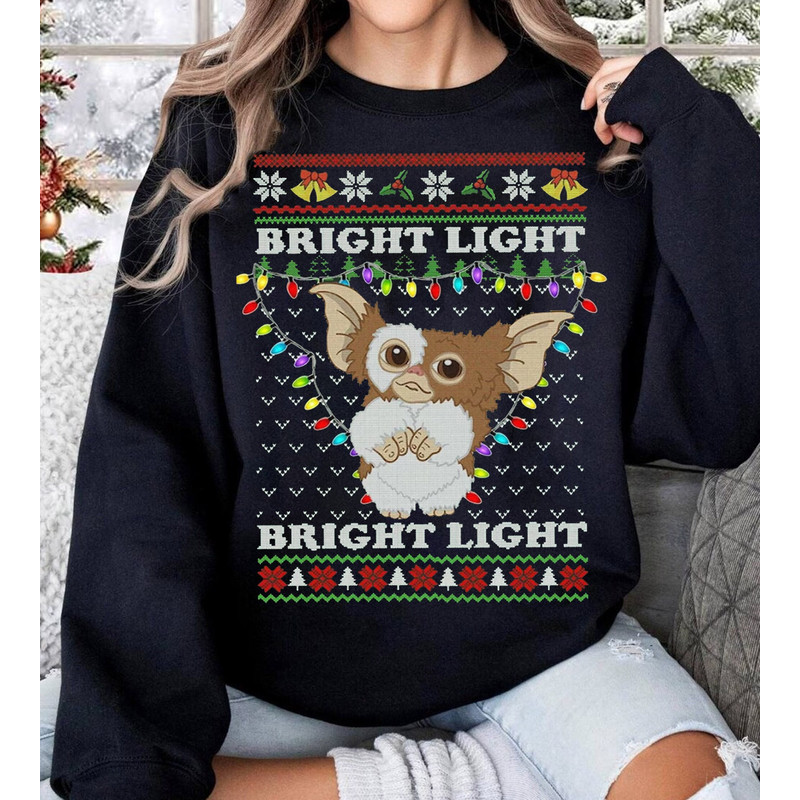 Vintage Gremlins Christmas Shirt,Ugly Gizmo Christmas Sweatshirt,Christmas Xmas Gifts, Bright Light Ugly Christmas Sweater Shirt.jpg