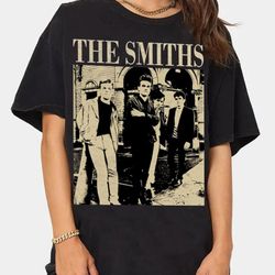 vintage the smiths shirt,80s retro musical vintage t-shirt