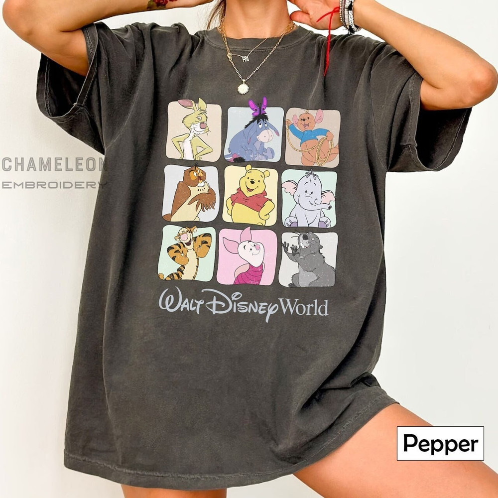 Winnie The Pooh Walt Disney World Shirt, Vintage Pooh Bear Shirt, Disney Family Trip Shirt, Disneyworld Shirt, The Pooh Shirt.jpg
