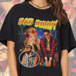 bad bunny shirt, bad bunny, bad bunny retro shirt, bad bunny bootleg rap shirt,30
