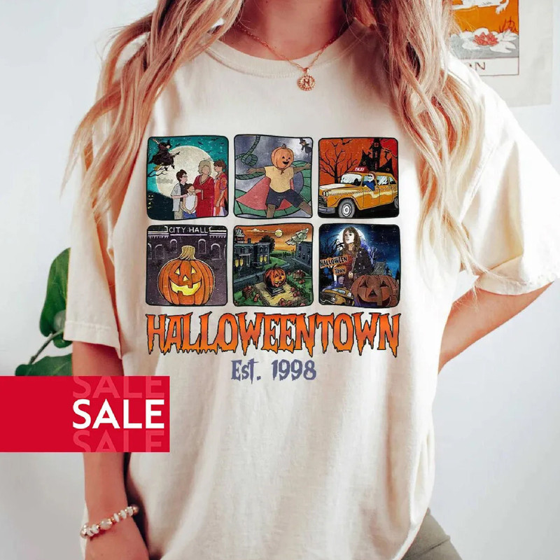 Vintage Halloweentown Est 1998 T-Shirt, Vintage Halloween Graphic Shirt, Retro Unisex y2k Tee, 90s Fall Shirt, Spooky Gift v3.jpg