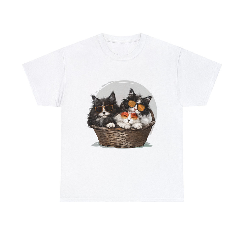 Cats with Sunglasses T-Shirt  funny cat t-shirt  Cat Lover T-Shirt.jpg