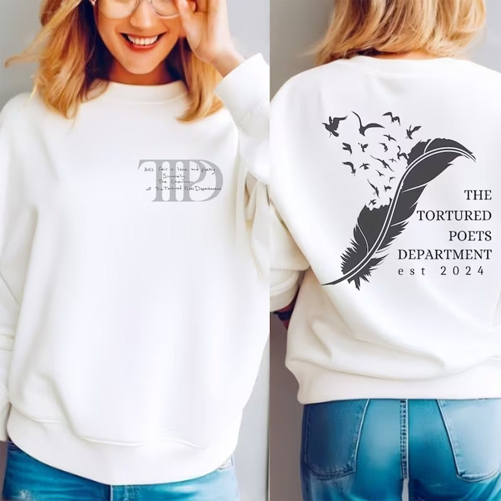 The Tortured Poets Department Member Sweatshirt, New Album Era Shirt, TTPD Crewneck 2 Side, Gift for Fan Era 2.jpg