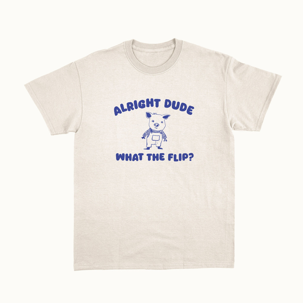 Alright Dude What The Flip Unisex T Shirt.jpg