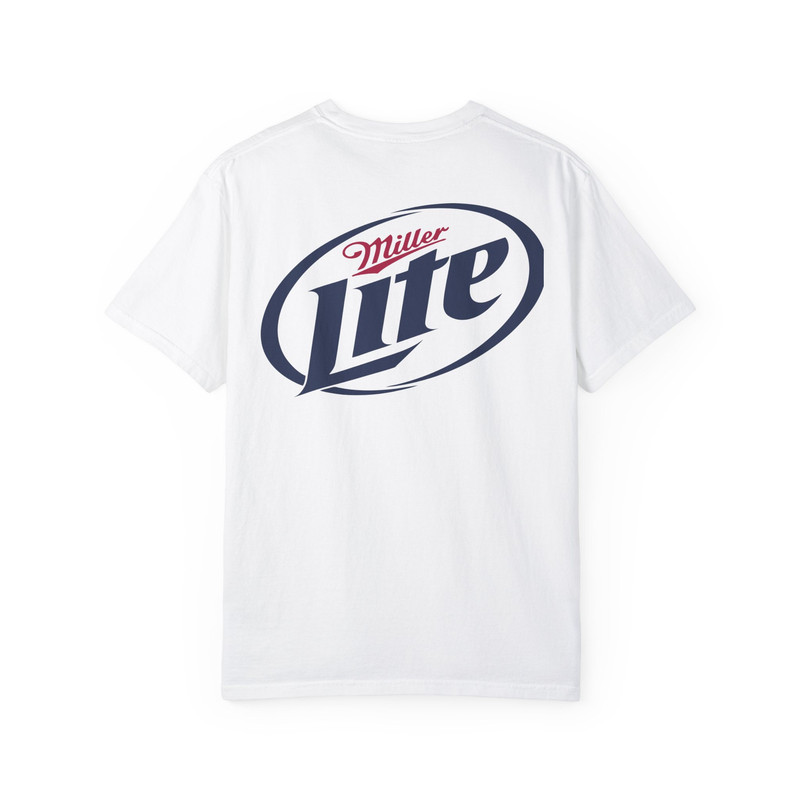 Miller Lite Relaxed Fit Cotton T-shirt Comfort Colors Miller Lite Miller Shirt Beer Shirt Miller Lite Beer T-shirt Drinking Shirt.jpg