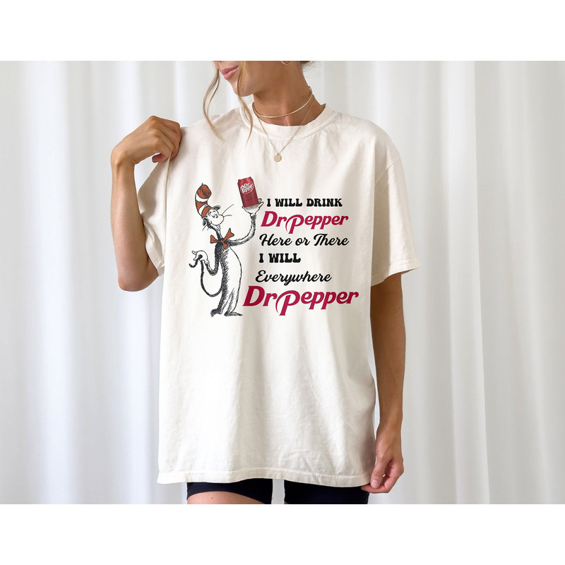 Funny The Cat in the Hat Dr Pepper Shirt, Trendy Dr Peper Gifts, Dr Peepper Merch, Soda Sweatshirt, Dr Pepper Funny Shirt, Soda Lovers Gift.jpg