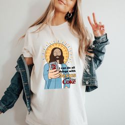 i can do all things with jesus and diet coke shirt, christia, 139