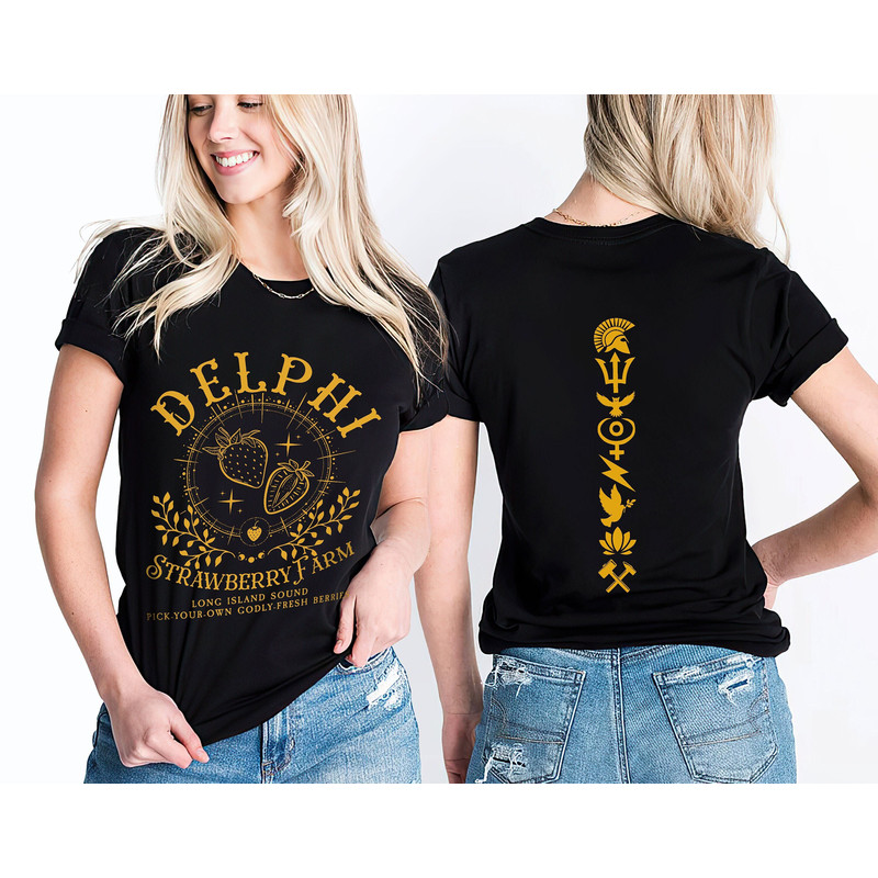 Percy Jackson Shirt Delphi Strawberry Farm Shirt, Pjo Rick Riordan Gift for Book Lover, Greek Mythology Shirts, Camp Half Blood Shirt.jpg
