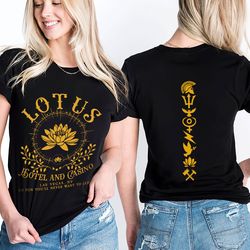 percy jackson shirt lotus hotel & casino shirt, celestial ol, 200