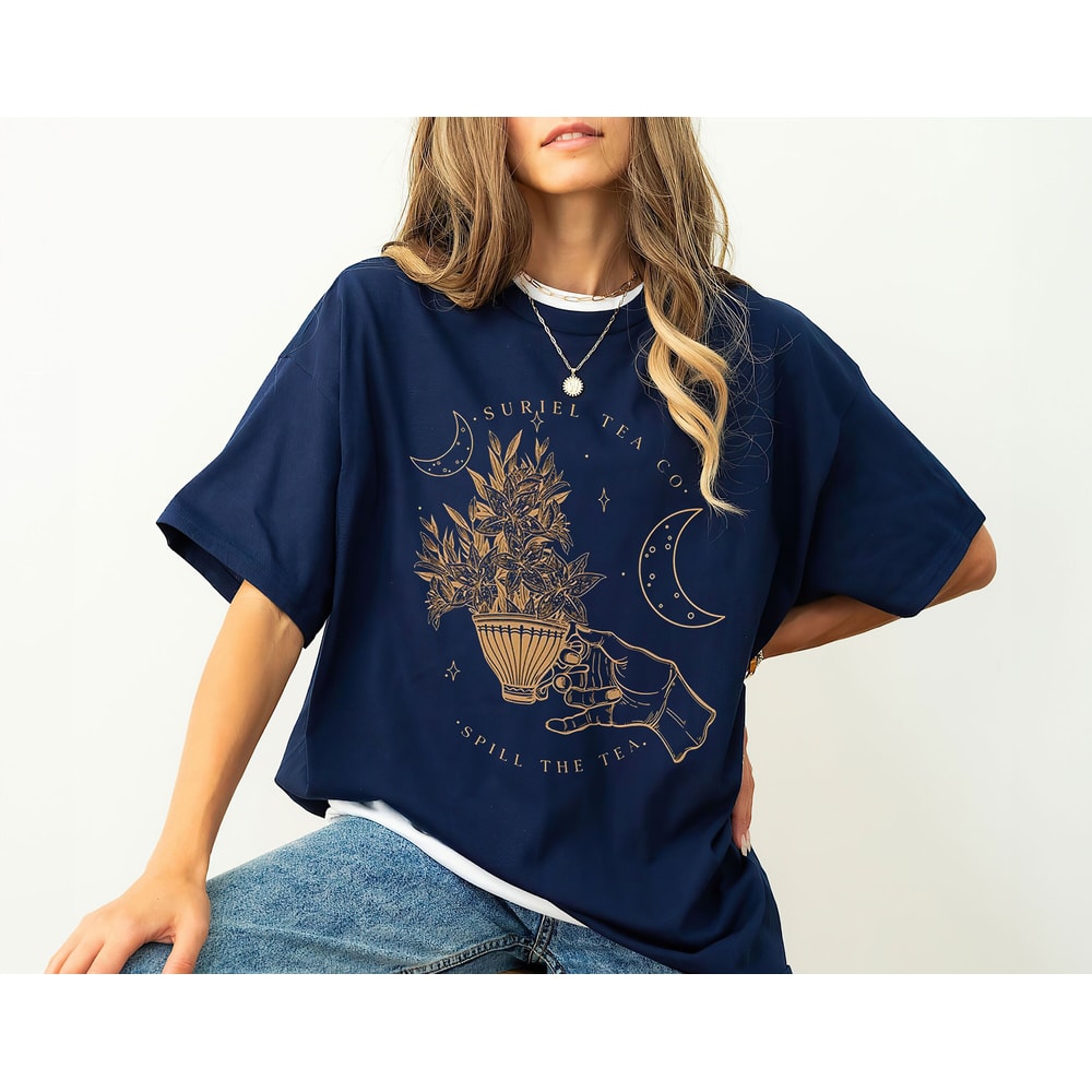 Suriel Tea Co Shirt Acotar Shirt Bookish Tshirt, A Court Of Thorns And Roses Tee, Sarah J Maas Shirt, Reading Tee, Reader Gifts.jpg