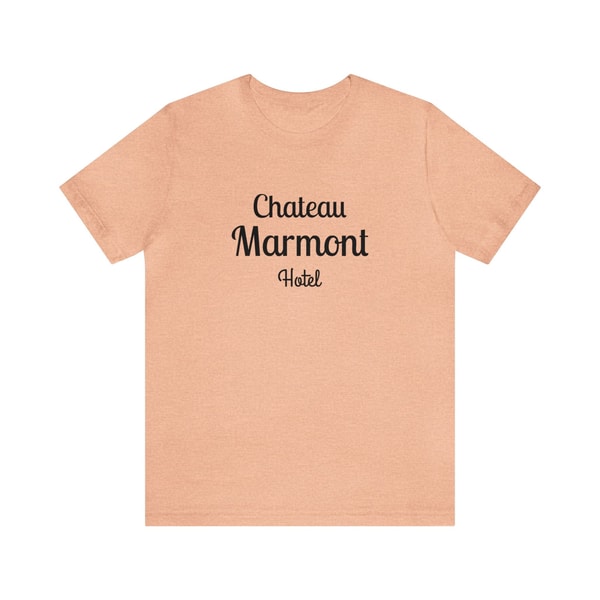 chateau marmont hotel tshirt Unisex Jersey Short Sleeve Tee.jpg