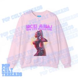 Nicki Minaj AI Robot Gag City World Tour 2024 Pink Friday 2 Unisex Sweatshirt