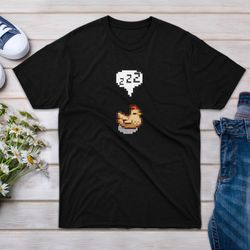 t-shirt stardew women valley short sleeping boy chicken girl, 138