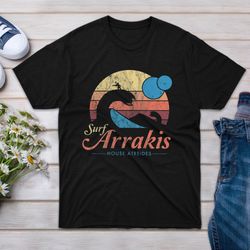 t-shirt visit gift for men arrakis event vintage short distr, 171