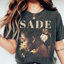 comfort color sade shirt, vintage sade adu singer tshirt, po, 20