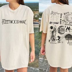 fleetwood mac concert 2024 double-sided shirt, vintage fleet, 24