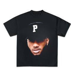 bryson tiller face tee unisex 90s style retro shirt, rap hip, 8