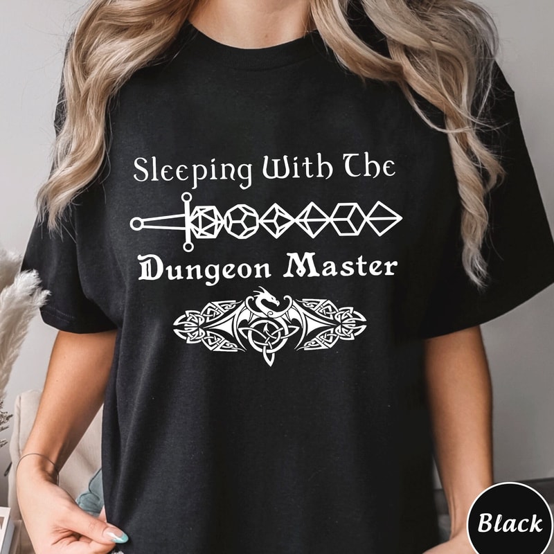 Sleeping with the Dungeon Master Sweatshirt, Dungeons and Dragons, Funny DND ShirtGame Hoodie, D&D Shirt,DnD Role Playing,Family Game Night.jpg