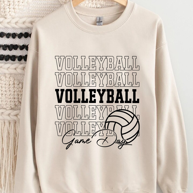 Volleyball Game Day Shirt , Trending Unisex Tee Shirt, Volleyball Lover Shirt, Volleyball Mom Sweatshirt Hoodie, Game Day Tee.jpg