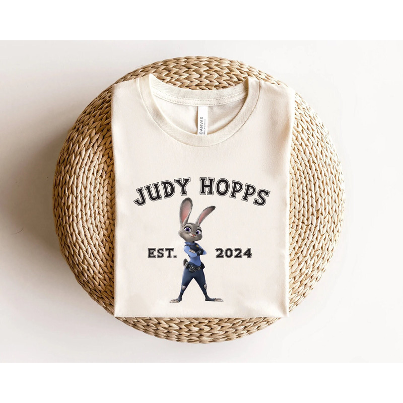Disney Zootopia Judy Hopps Bunny Graphic Shirt, Disney Family Matching Shirt, Walt Disney World Shirt, Disneyland Trip Outfits.jpg