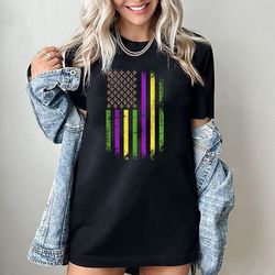 its mardi gras yall - mardi gras flag shirt - adult mardi, 345