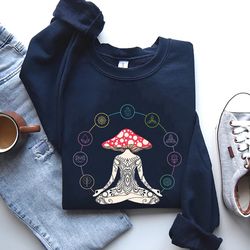 mushroom sweatshirt, mushroom shirt, spiritual sweatshirt, h, 395