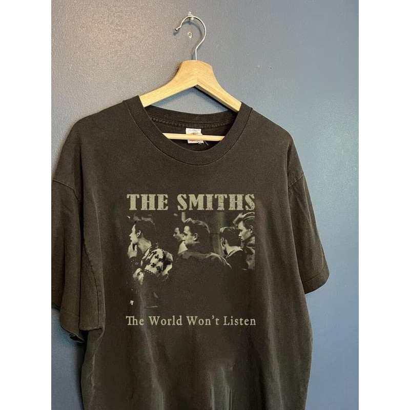 Vintage The Smiths Aesthetic T-Shirt, Retro The Smiths Shirt, The Smiths Shirt 80s Retro Musical Vintage T-Shirt, Unisex T-Shirt1.jpg