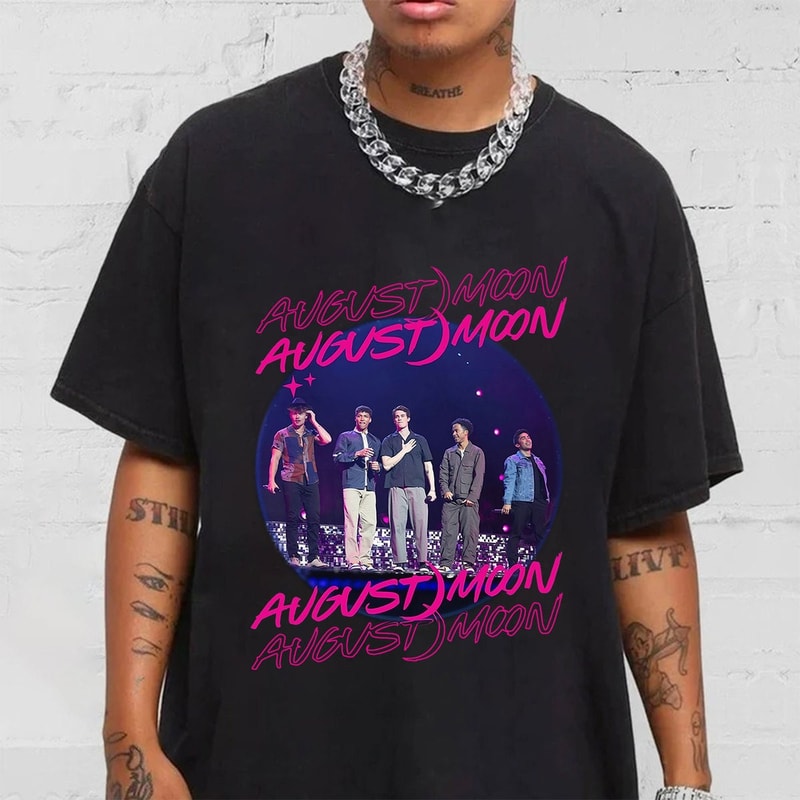 August Moon The Idea Of You Shirt, August Moon Band Shirt, Concert Tee, Nicholas Galitzine Fan Gift, The Idea Of You Movie Shirt.jpg