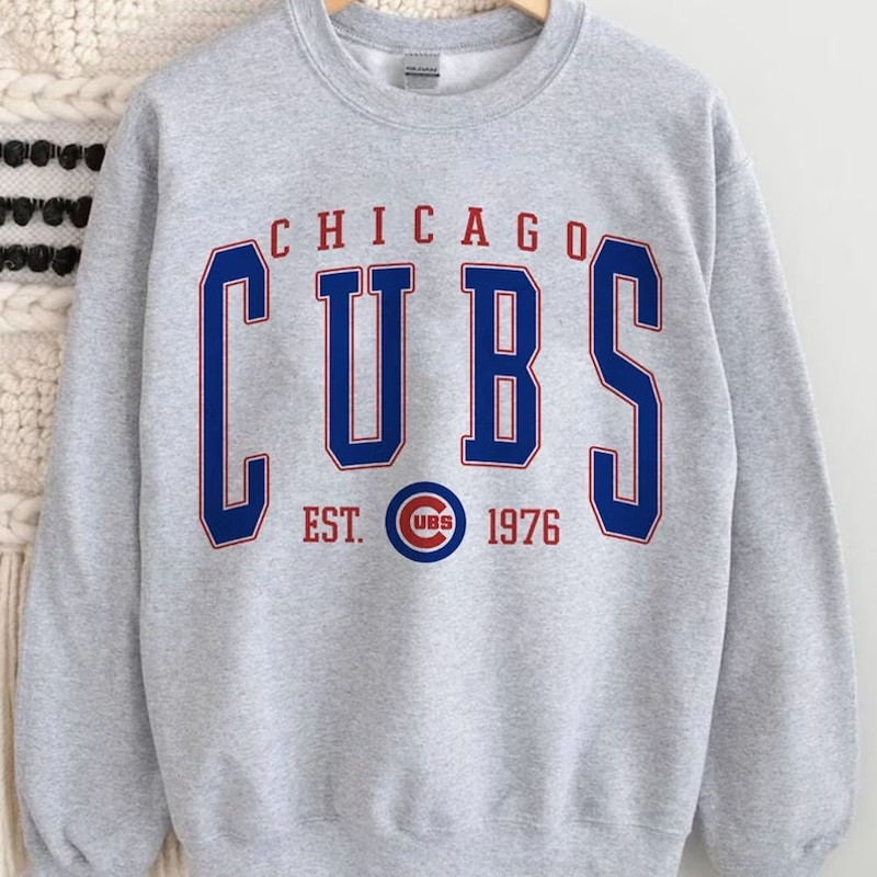Vintage Chicago Sweatshirt, Chicago Baseball Tee, Chicago Baseball Hoodie, Cub Baseball Shirt, Game Day, Baseball Fan Shirt 1.jpg