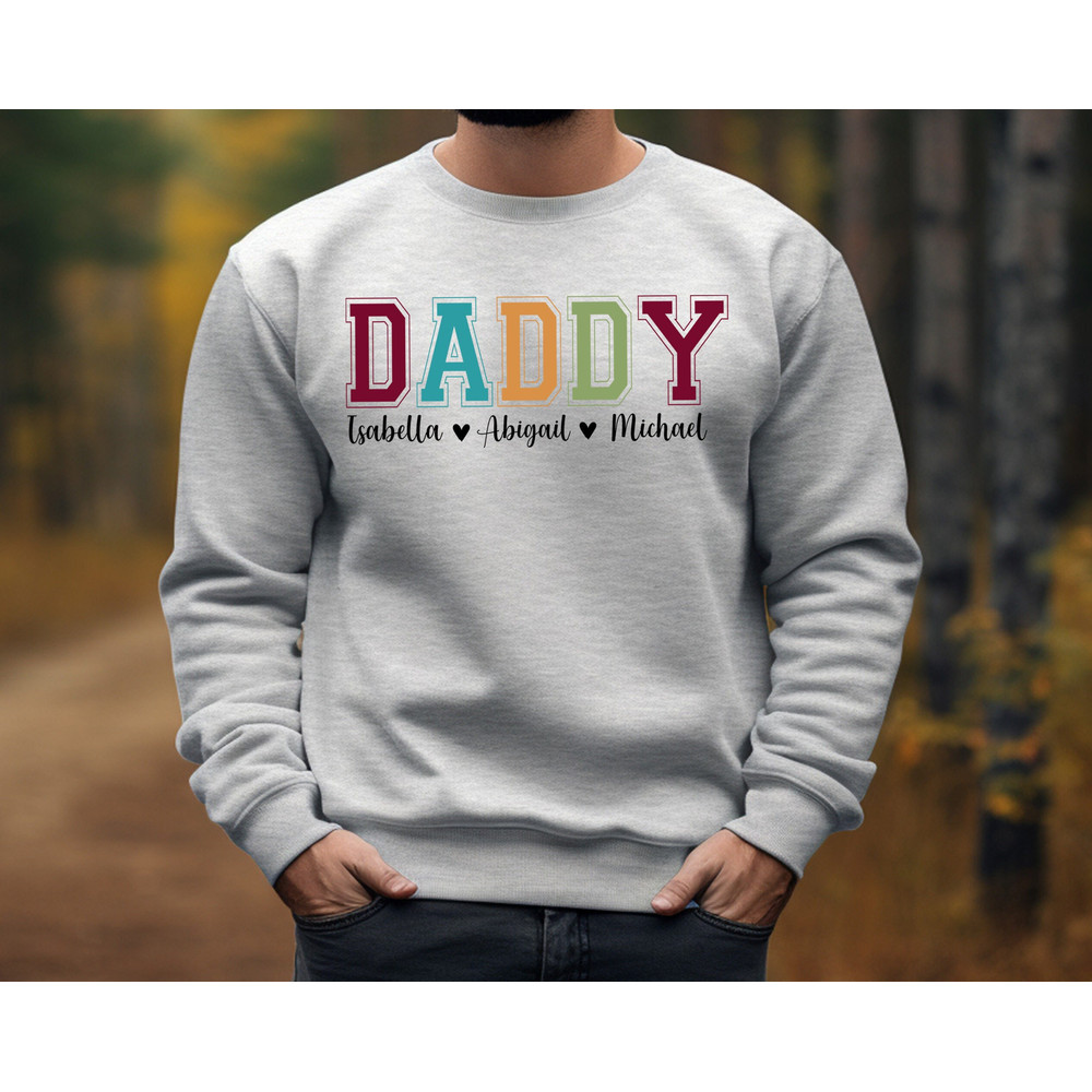 Custom Dad Shirt, Personalized Dad Shirt, Custom Kids Names Shirt, Father's Day Tee, Gift For Dad, New Dad Shirt, Dad Shirt With Kids Names.jpg