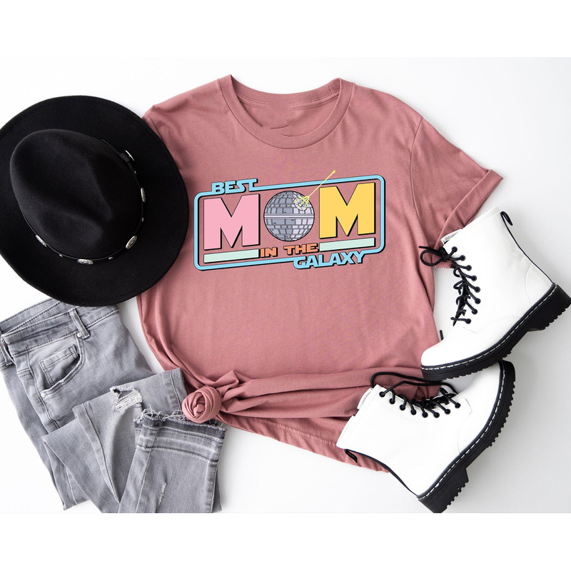 Disney Star Wars Mom Shirt, Best Mom In the Galaxy Shirt, Star Wars Family Tee, New Mom Shirt, Cute Mom Shirt, Mothers Day Shirt.jpg