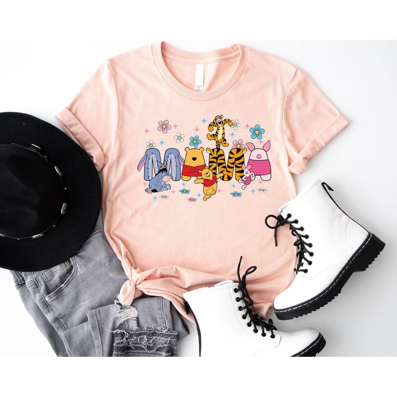 Winnie The Pooh Mama Shirt, Disney Mom Shirt, Disney Piglet Tigger Eeyore Mom Shirt, New Mommy Shirt, Cute Mom Shirt, Mothers Day Shirt.jpg