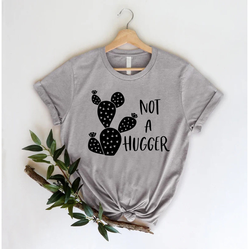 Introvert Shirt, Not A Hugger Tee, Cactus T-Shirt, Anti Social Tshirt, Sarcastic Outfit, Mental Health Shirt, Anti Social Club Crewneck.jpg