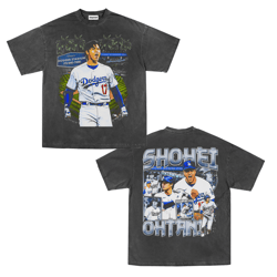 shohei ohtani v.2 la baseball dodgers shotime! streetwear t-shirt